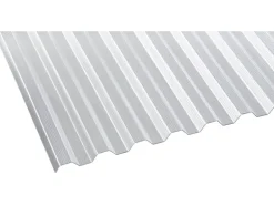 PC Wellplatte Trapez 76/18 gerillt Klar 1,4 mm 2000 mm x 950 mm