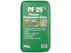 Pfosten- und Fundamentbeton PF 25 kg