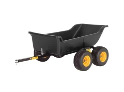 Polar Anhänger Schubkarre TA1500 Schwarz 249 cm x 137 cm