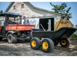 Polar Anhänger Schubkarre TA1500 Schwarz 249 cm x 137 cm