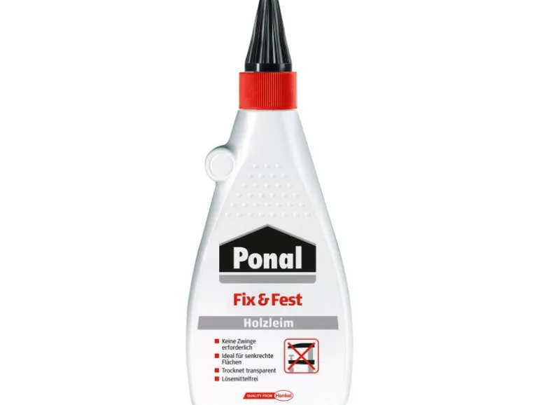 Ponal Fix & Fest Holzleim 500 g Flasche Transparent