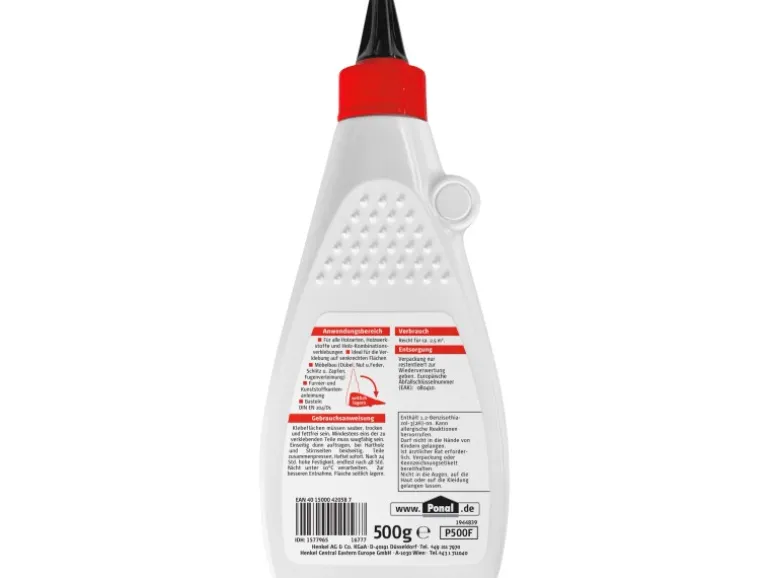Ponal Fix & Fest Holzleim 500 g Flasche Transparent