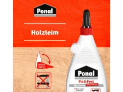Ponal Fix & Fest Holzleim 500 g Flasche Transparent