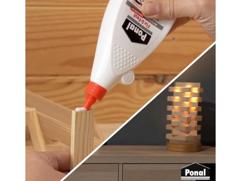 Ponal Fix & Fest Holzleim 500 g Flasche Transparent