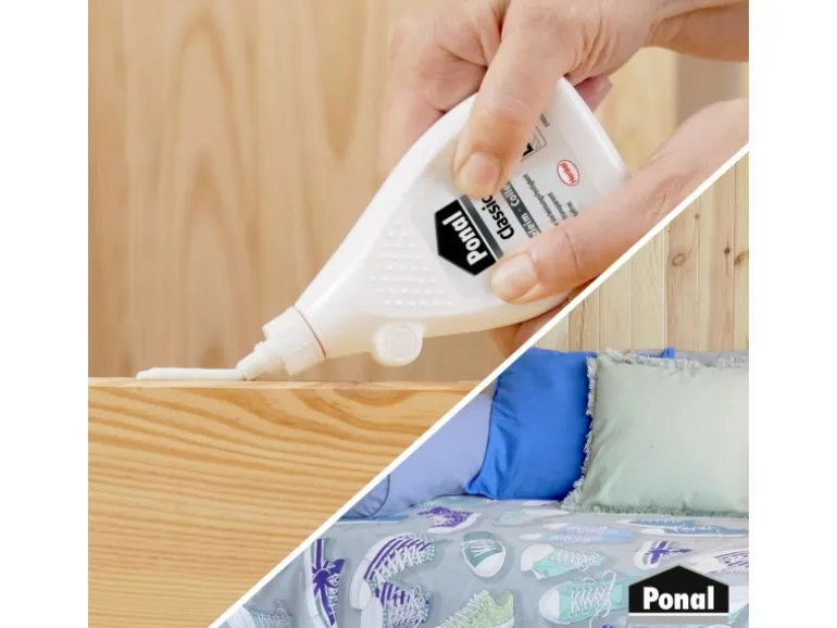 Ponal Holzleim Classic wasserbasierter Weißleim Transparent 550g