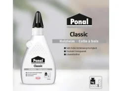 Ponal Holzleim Classic wasserbasierter Weißleim Transparent 550g