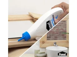 Ponal Holzleim Wasserfest 120 g Flasche trocknet transparent