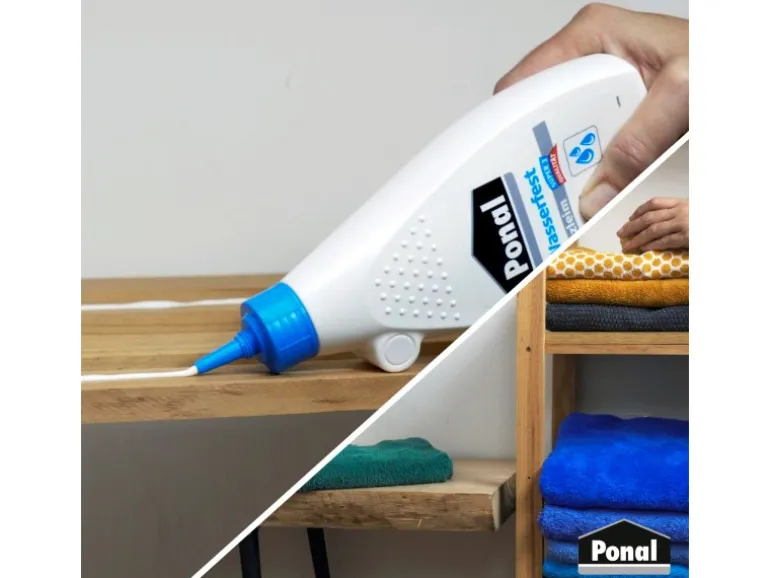 Ponal Holzleim Wasserfest 120 g Flasche trocknet transparent