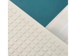 Poolomio Edelstahlleiter mit Handlauf 4-stufig für Pools bis 140 cm