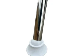 Poolomio Edelstahlleiter mit Handlauf 4-stufig für Pools bis 140 cm