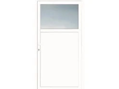 Premium Kunststoff-Nebeneingangstür SMK 510 Weiß 98 cm x 198 cm DIN L