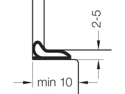 Primo selbstklebende Universaldichtung Densa 25 Beige 2-5 mm x 6 m