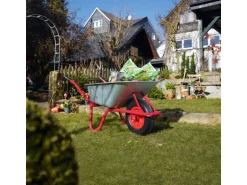 Pro-Bau-Tec Einrad-Schubkarre 85 l Muldenvolumen 160 kg Traglast Verzinkt