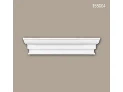 PROFHOME 155004 Byblos Regalfront Zierelement Stuckdekor, 23,1 cm x 5,0 cm x 4,3 cm Weiß