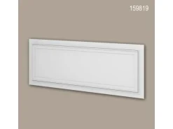 PROFHOME 159819 3D Wandpaneel Wandvertäfelung Akustikpaneel 0,75 m2 150 cm x 2 cm x 50 cm Weiß