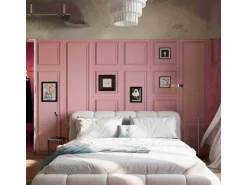 PROFHOME 159818 3D Wandpaneel Wandvertäfelung Deckenplatte 0,25 m2 50 cm x 2 cm x 50 cm Weiß