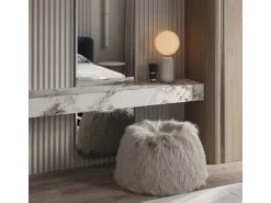 PROFHOME 659802 3D Wandpaneel Wandvertäfelung Akustikpaneel Stuckleiste 2 m 200 cm x 2,5 cm x 25,1 cm Weiß