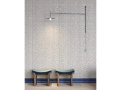 PROFHOME 151518 3D Wandpaneel Wandvertäfelung Deckenplatte Stuckleiste 2,04 m 204 cm x 3,3 cm x 25,9 cm Weiß