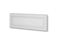 PROFHOME 159821 3D Wandpaneel Wandvertäfelung Akustikpaneel 0,75 m2 150 cm x 4,2 cm x 50 cm Weiß