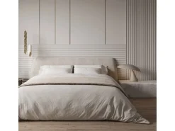 PROFHOME 659806 3D Wandpaneel Wandvertäfelung Akustikpaneel Stuckleiste 2 m 200 cm x 2 cm x 24 cm Weiß