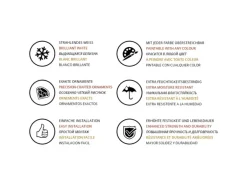 PROFHOME 152290 Eckelement für Wandleiste Zierelement dekoratives Element 21,5 cm x 39,5 cm x 2,4 cm Weiß