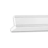 PROFHOME 150226 Eckleiste Zierleiste für indirekte Beleuchtung Stuckleiste 2 m 200 cm x 5,5 cm x 5,5 cm Weiß
