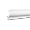 PROFHOME 150261 Eckleiste Zierleiste für indirekte Beleuchtung Stuckleiste 2 m 200 cm x 10,2 cm x 10,1 cm Weiß