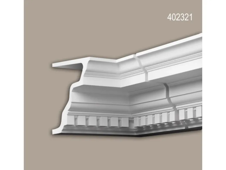 PROFHOME 402321 InnenwinkelAußenstuck Eckelement Fassaden Element 39,3 cm x 39,3 cm x 26,8 cm Weiß