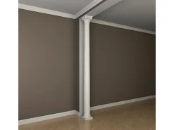 PROFHOME 111010 Vollsäulen Kapitell Säule Zierelement Stuckdekor, 22,5 cm x 17,6 cm x 23,2 cm Weiß