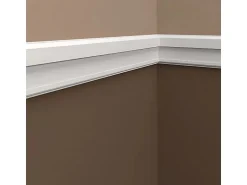 PROFHOME 151344 Wand- und Friesleisten 1 Karton Set mit 16 Zierleisten 32 m Weiß