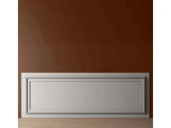 PROFHOME 159819-Box 3D Wandpaneele 1 Karton Set mit 8 Paneelen 6 m2 Weiß