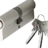 Profilzylinder 35/50 mit 3 Schlüssel mit Not und Gefahren-Funktion