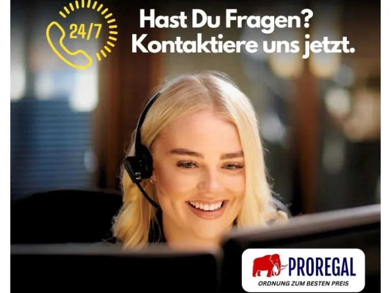 PROREGAL Klappbarer Profi-Treppensteiger TAURUS 250 HxBxT 115 x 52 x 63 cm Traglast 250 kg Stahlrahmen Ergonomische Griffe TPR-Gummiräder Rot-Schwarz