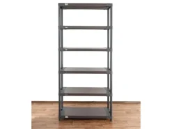 PROREGAL Kunststoffregal Grey Bear Extra-Tall HxBxT 220 x 80 x 46 cm Fachlast 120 kg Grau