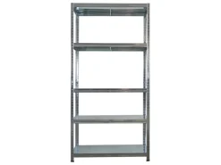 PROREGAL Mega Deal 4x Schwerlastregal Ragnar HxBxT 180x90x40cm 5 Stahlplatten-Ebenen Fachlast 125 kg Verzinkt