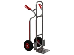 PROREGAL Sackkarre RAGNAR Klappbarer Schaufel HxBxT 117 x 60 x 52 cm Tragkraft 250kg Aluminium