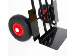 PROREGAL Sackkarre Rhino XL Schaufel HxBxT 104 x 60 x 50 cm Tragkraft 250kg Pannensichere Räder Schwarz