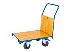 PROREGAL Transportwagen HxBxT 3 x 51 x 95 cm Traglast 180 kg Lichtblau