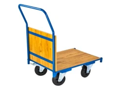 PROREGAL Transportwagen HxBxT 3 x 51 x 95 cm Traglast 180 kg Lichtblau