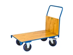 PROREGAL Transportwagen Pro HxBxL 97 x 61 x 116 cm Traglast 600 kg Lichtblau