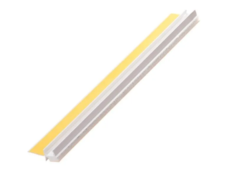 Protektor Anputzleiste 260cm PVC Weiß mit 10mm Schutzlippe für Putzanschluss