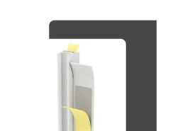 Protektor Anputzleiste 260cm PVC Weiß mit 10mm Schutzlippe für Putzanschluss