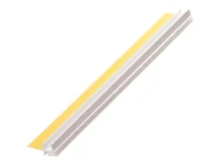 Protektor Anputzleiste 60x 260cm PVC Weiß mit 10mm Schutzlippe für Putzanschluss