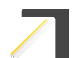 Protektor Anputzleiste 60x 260cm PVC Weiß mit 10mm Schutzlippe für Putzanschluss