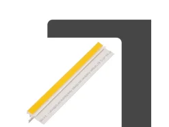 Protektor Anputzleiste 40x 260cm x 9mm PVC Weiß Schutzlippe Innen- und Außenputz