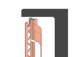 Protektor Anputzleiste 40x 260cm x 9mm PVC Weiß Schutzlippe Innen- und Außenputz
