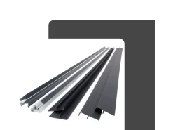 Protektor Noppenbahnprofil Universal 5x 2,5m PVC Anthrazit Außenputz