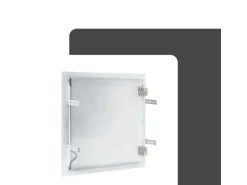 Protektor Revisionsklappe 30cm x 30cm mit Schnappverschluss Stahl Weiß