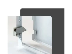 Protektor Revisionsklappe 30cm x 30cm mit Schnappverschluss Stahl Weiß