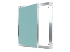 Protektor Revisionsklappe mit Alu Rahmen 40cm x 40cm 12mm GK Einlage Silber